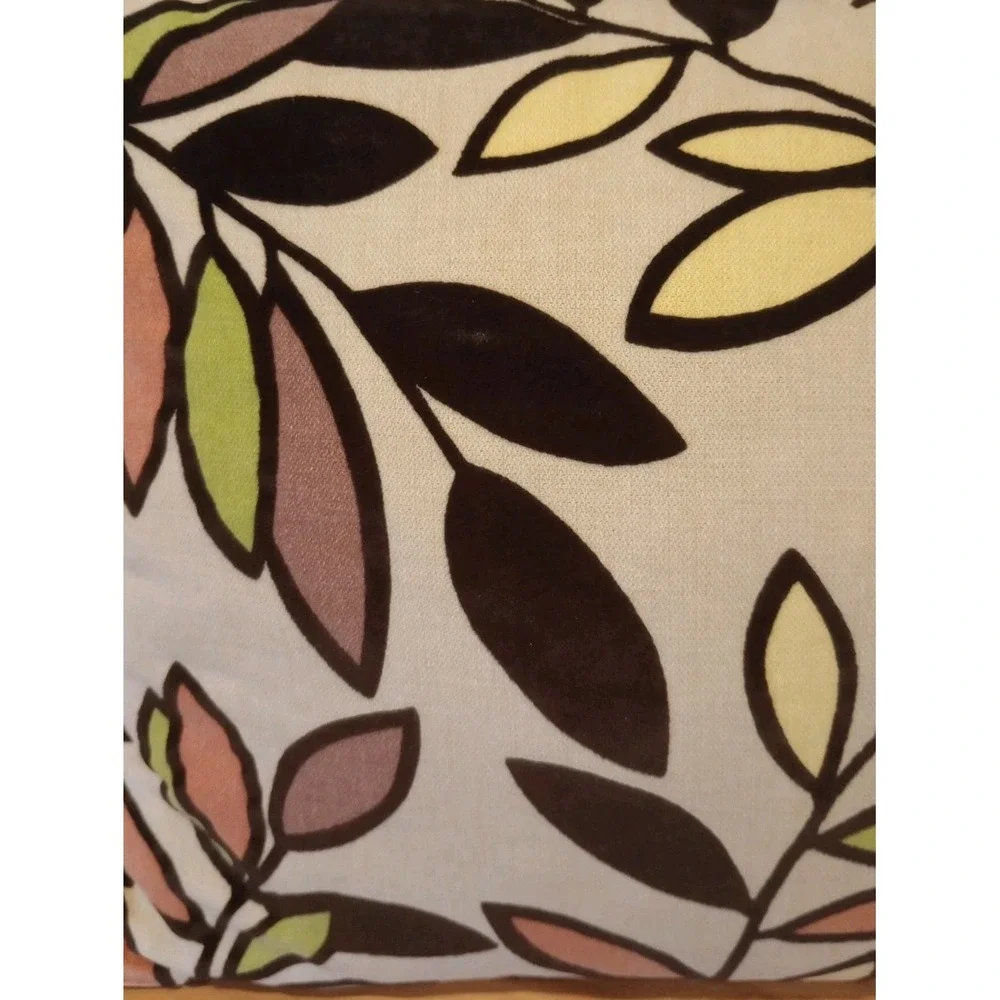 SISCOVERS Decorative Pillow Abstract Floral Bitter Square Throw Pillow